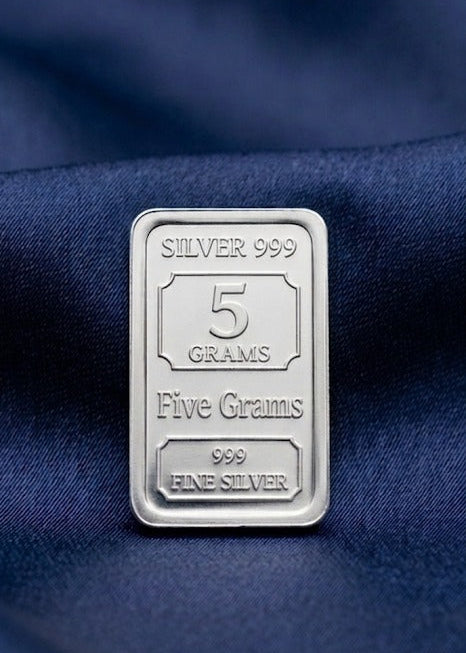 5 GM silver bar/coins