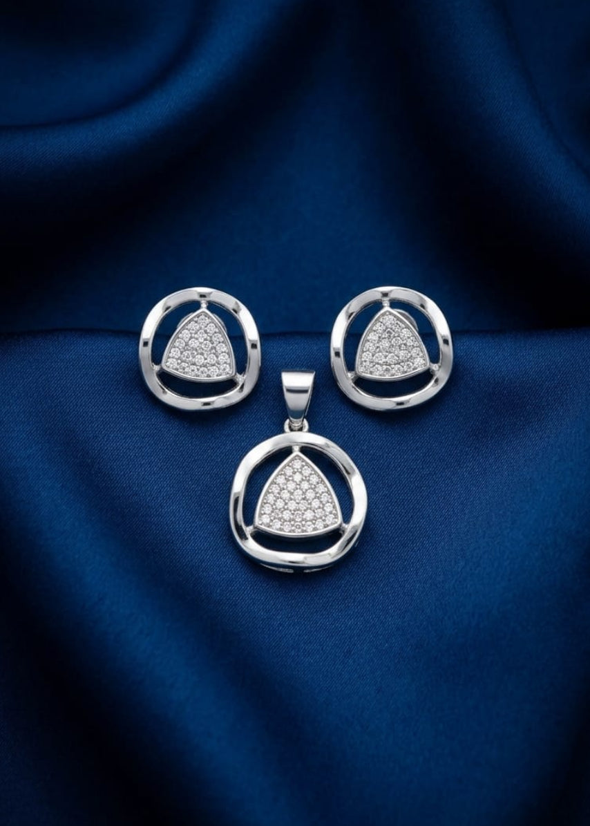 925 SILVER CHAIN PENDENT SET