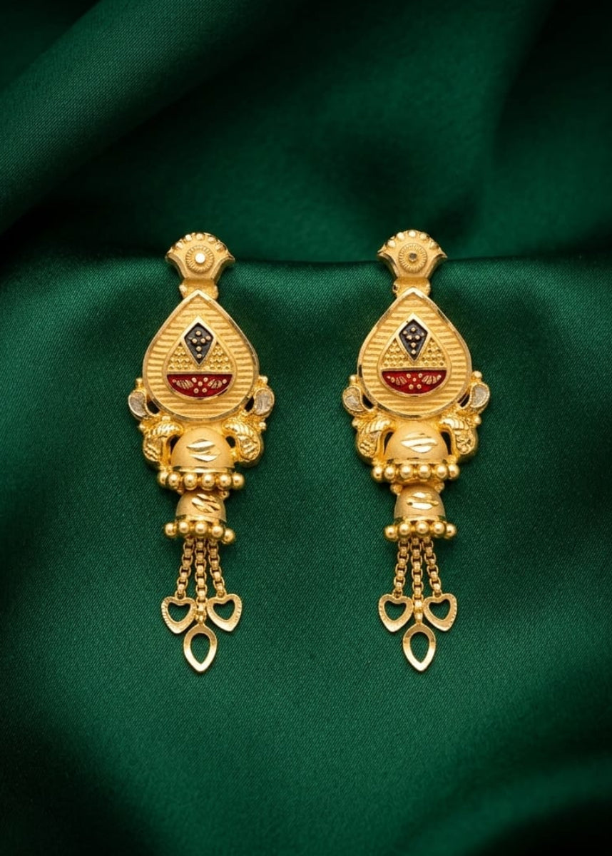 916 GOLD EARINGS