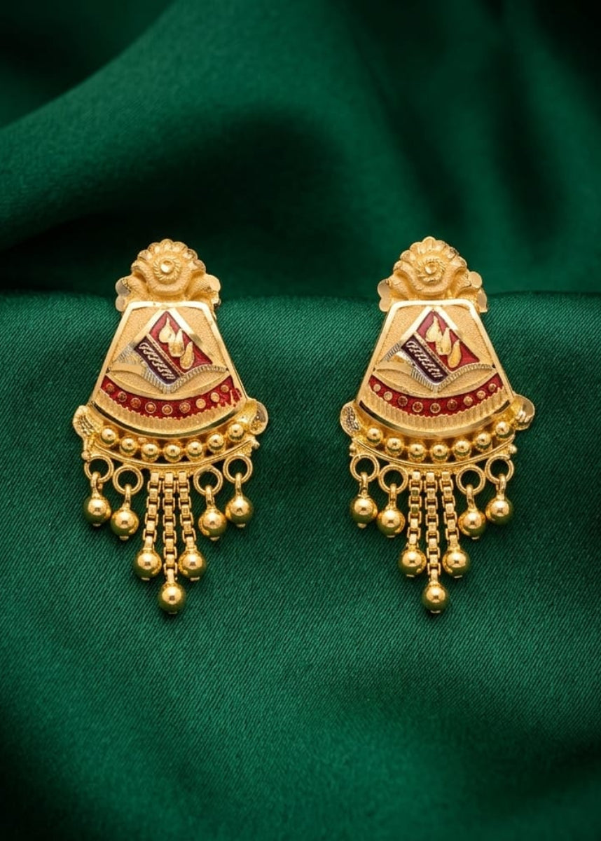 916 GOLD EARINGS