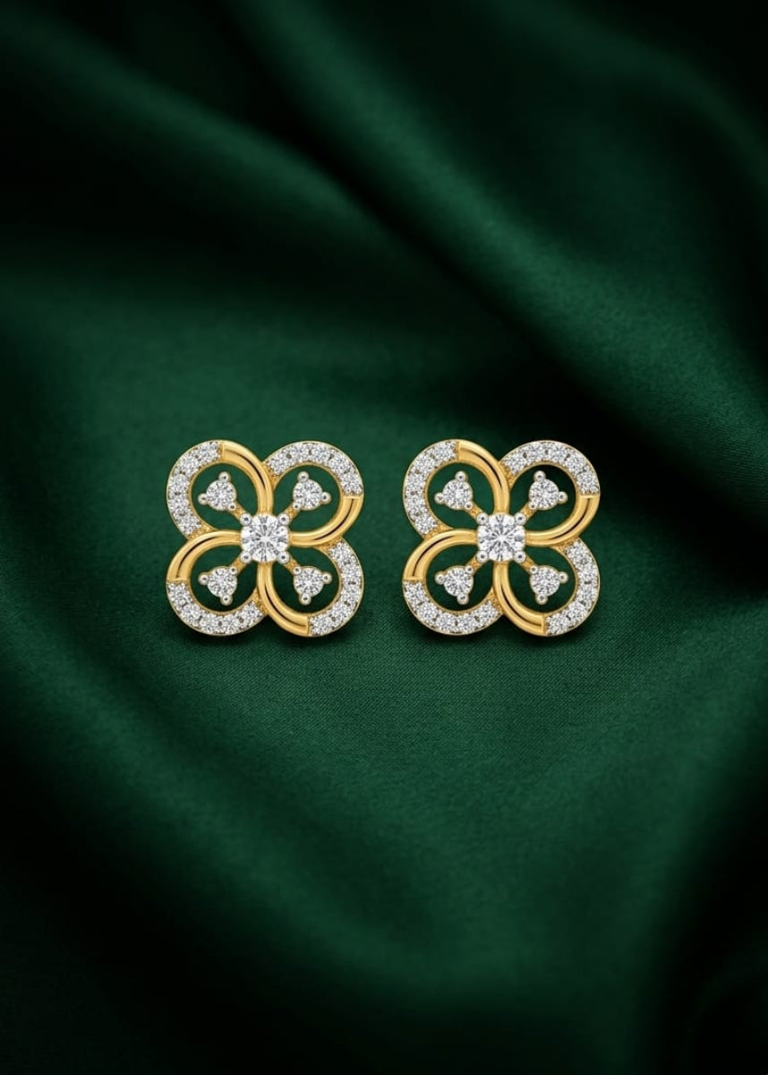 916 GOLD EARINGS